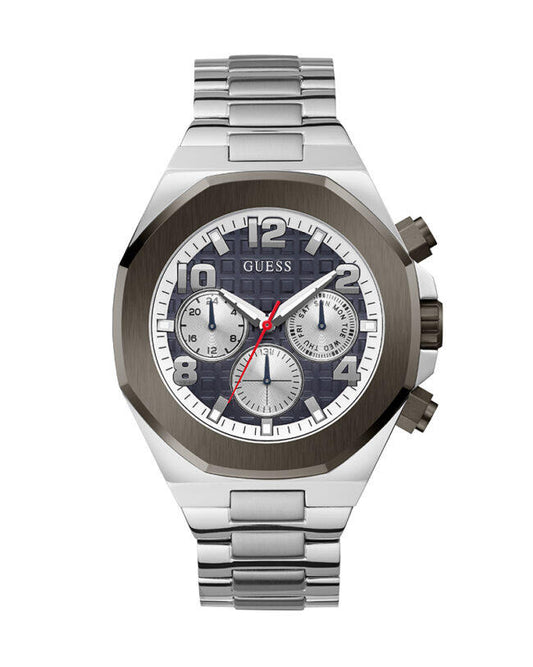 GUESS SILVER METAL - NAVI DIAL - كرونوغراف