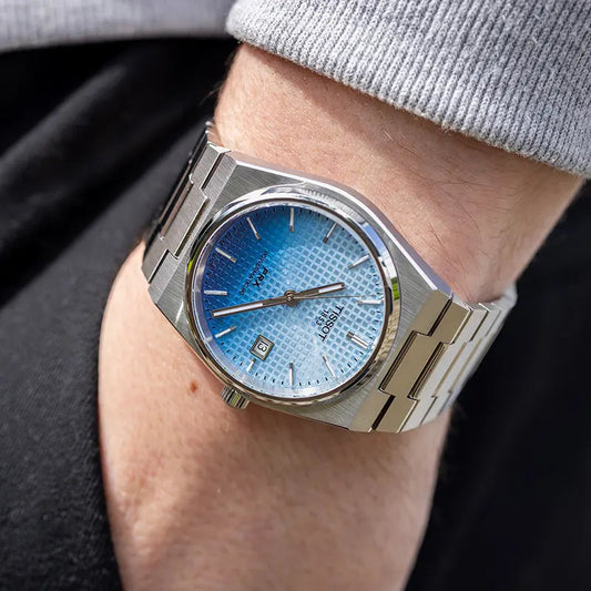 ساعة Tissot PRX Powermatic ICE BLUE Dial 