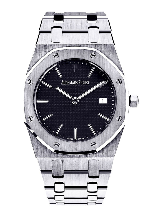 AP Royal Oak Silver (SMOOTH BLACK) - MQ